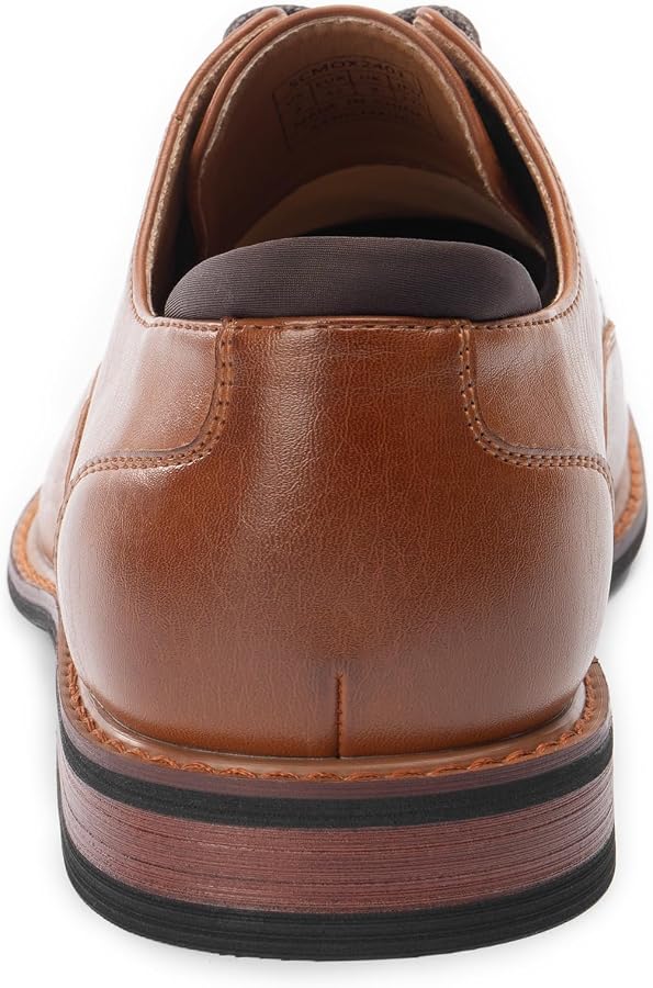 Chaussures de costume habillées à enfiler noires brillantes pour hommes