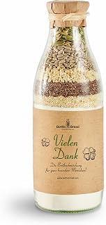 Brotbackmischung "Vielen Dank" Backmischung Brotbackmischung im Glas Geschenk Geschenkidee…