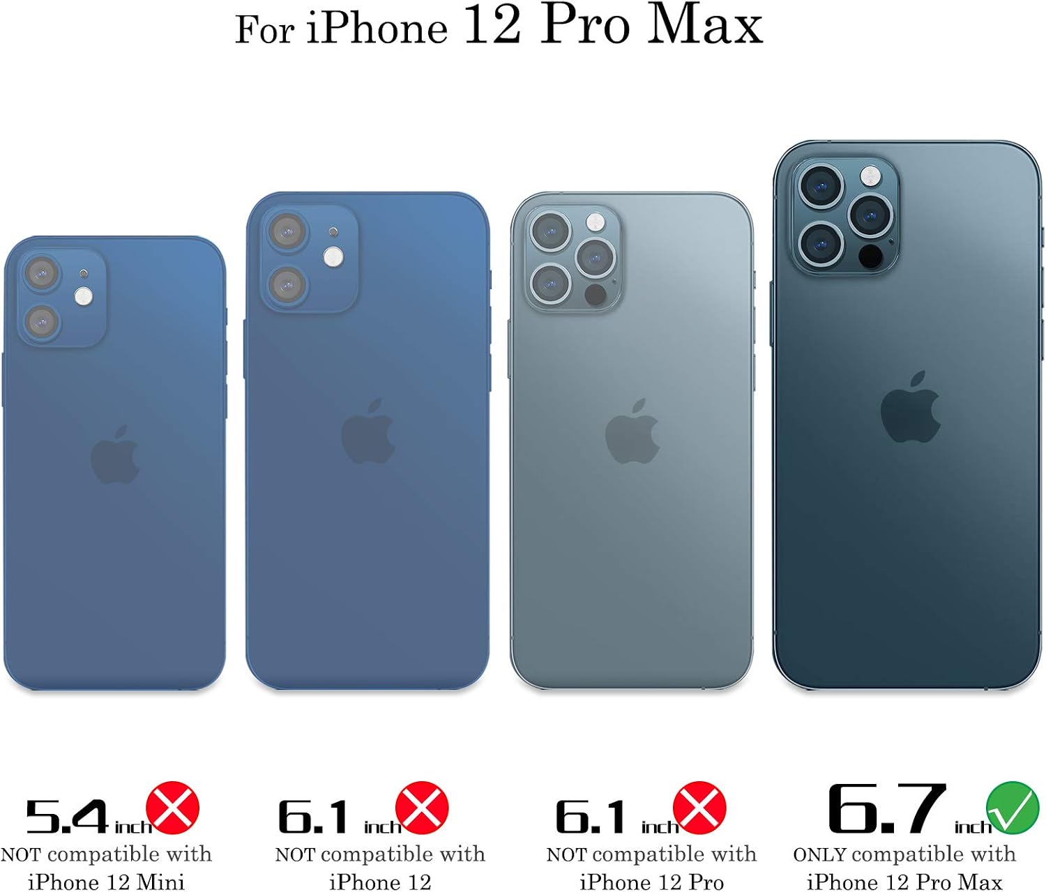 LOHASIC for iPhone 12 Pro Max Phone Case for Men, Logo View, Vintage PU Leather Luxury Elegant Women Cover, Anti-Slip Grip Scratch Resistant Protective Drop Proof Slim TPU Bumper, 6.7 Inch - Black