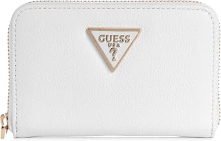 Cartera pequeña mujer meridian slg medium zip around swbg87 78400 única blanca, Color blanco., Minimalista