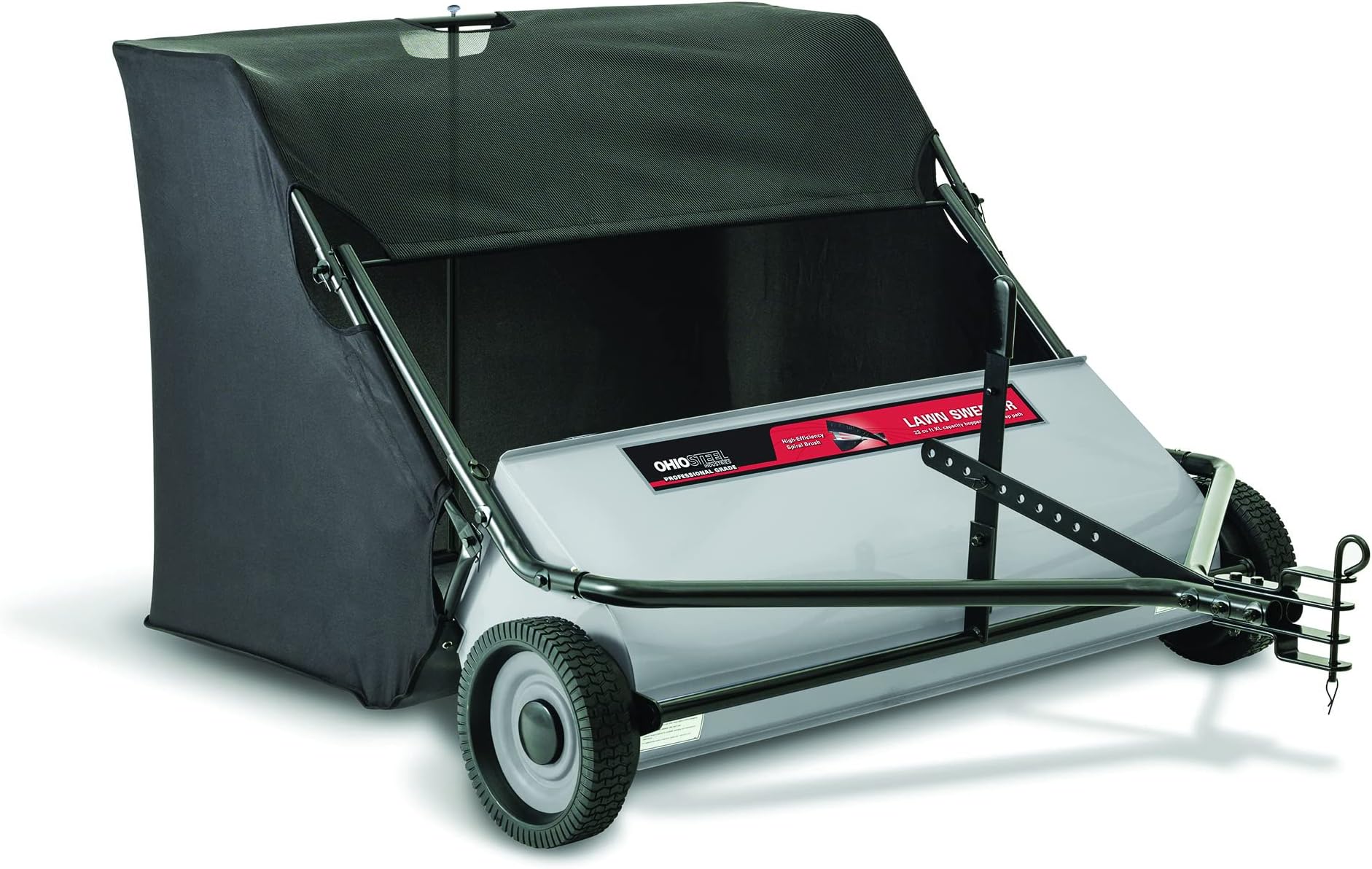 Ohio Steel 42SWP22 Sweeper Spiral Brush, 42"/22 cu. ft.,Black