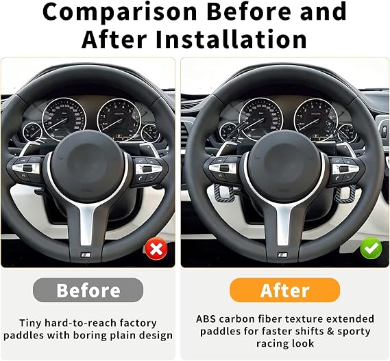 Steering Wheel Paddle Shifter Extension for BMW X3 X5 X1 X4 X6 X2