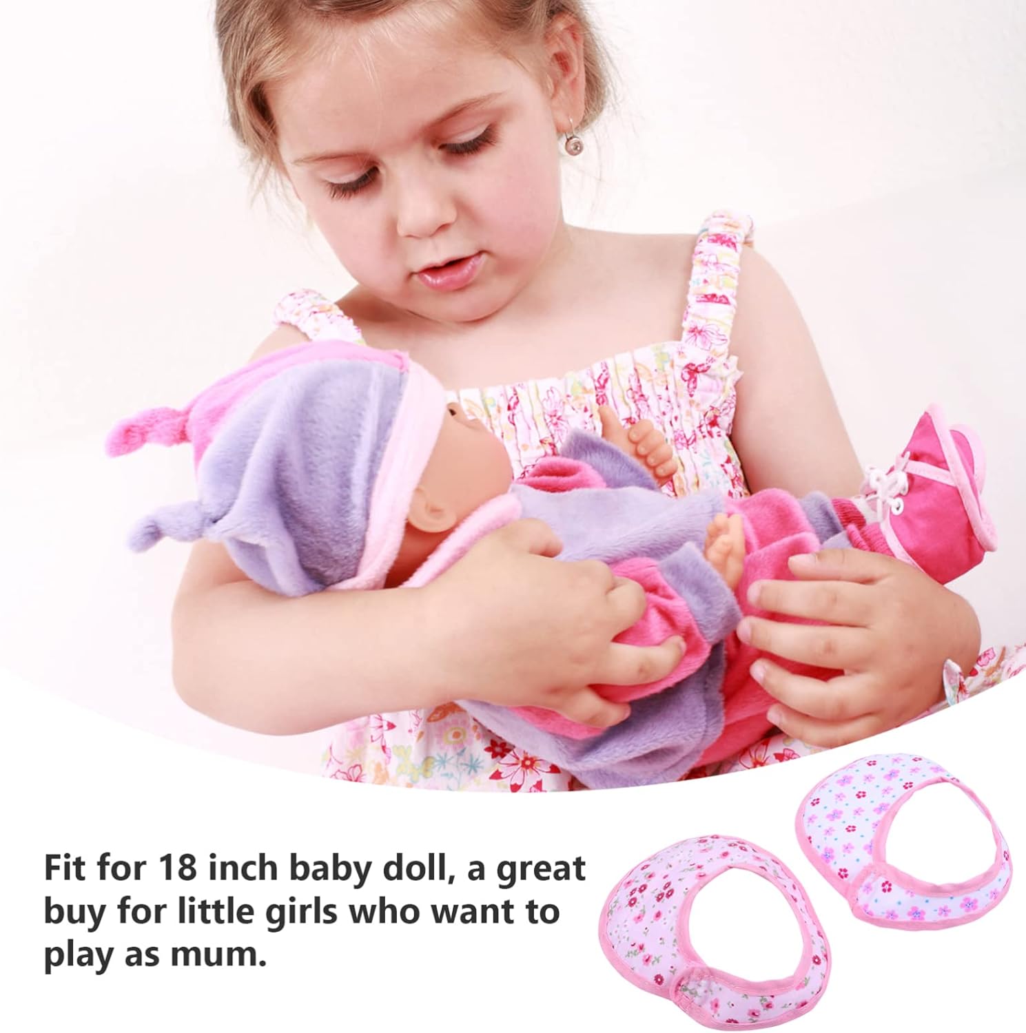 Healifty 3 Doll Clothes bib Infant Bibs Babies Dolls American s DIY Toy Accessories s for s Saliva Towel for s s Accessories Saliva Towel Baby Girl Scarf
