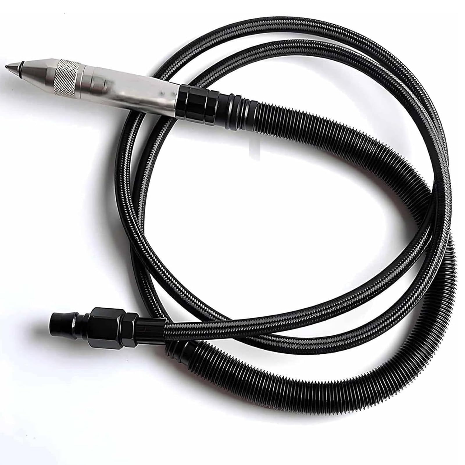 Lápiz de grabado neumático con punta de carburo de tungsteno de 2,0 mm | Herramienta de grabado neumático para metal, presión de entrada de 90 psi, velocidad de 18 000 rpm, para metal, vidrio