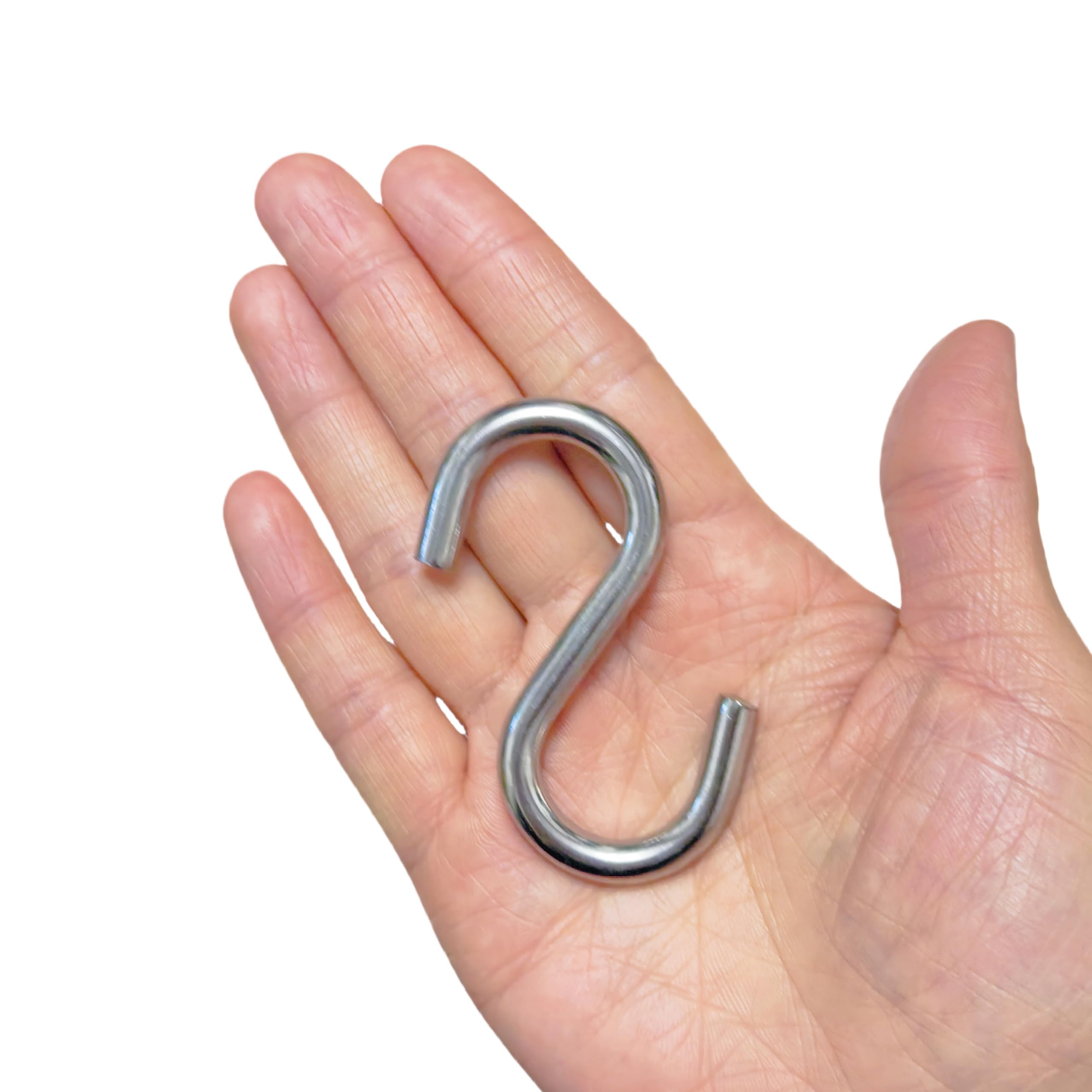 Stainless Steel S Hooks - 6 Pack -3