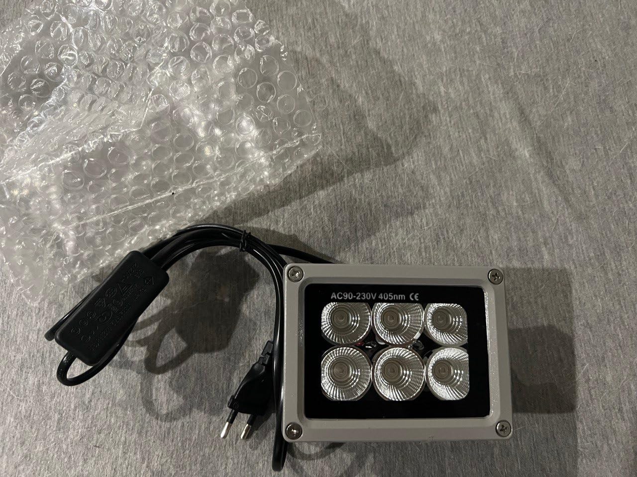 Lampada UV Per Resina 405nm 6W - Per Stampanti 3D SLA/DLP, Solidificazione Resina Fotosensibile - Foto 8