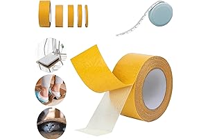 Mirajanes Adhesive Double-Sided Gauze Fiber Mesh Tape