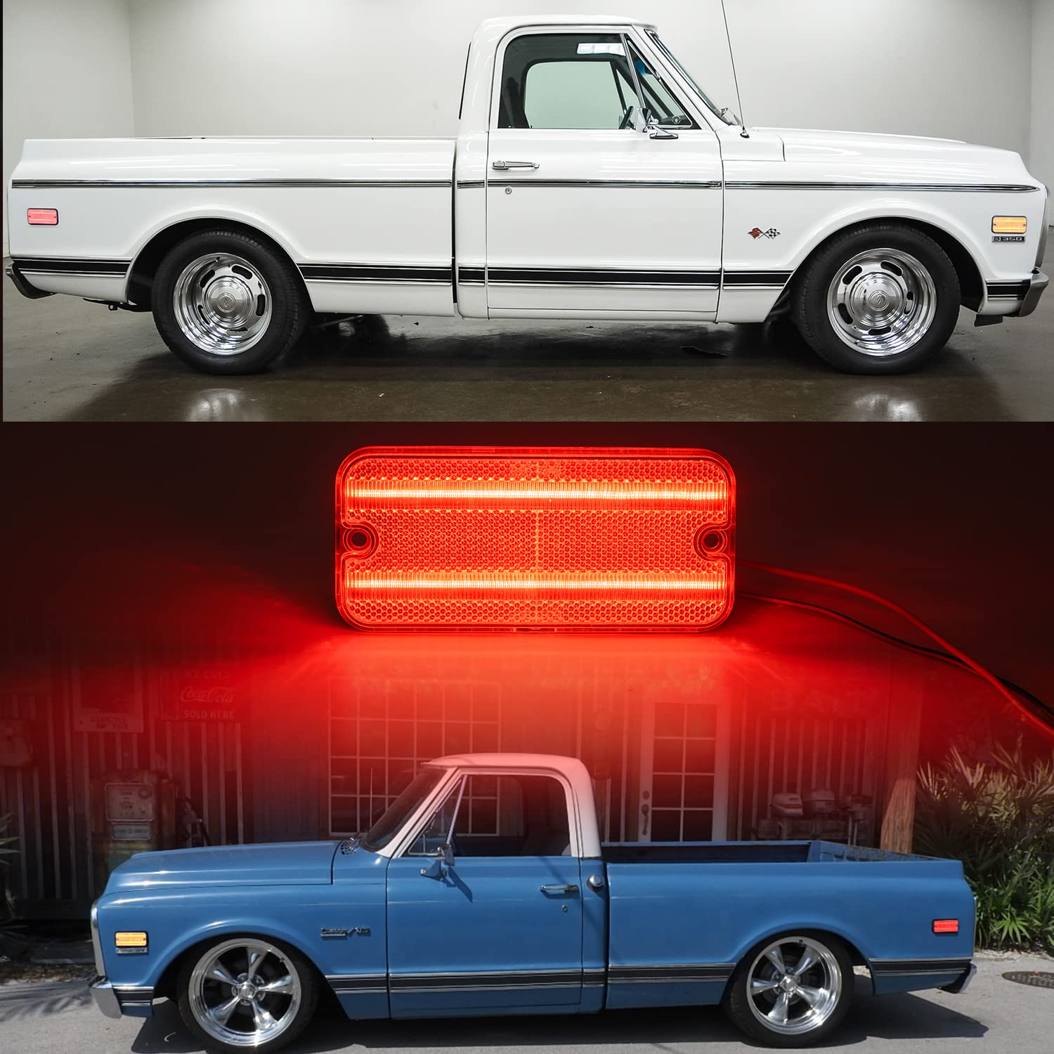 Amazon.com: Led Side Marker Lights Replacement for 1968-1972 Chevy