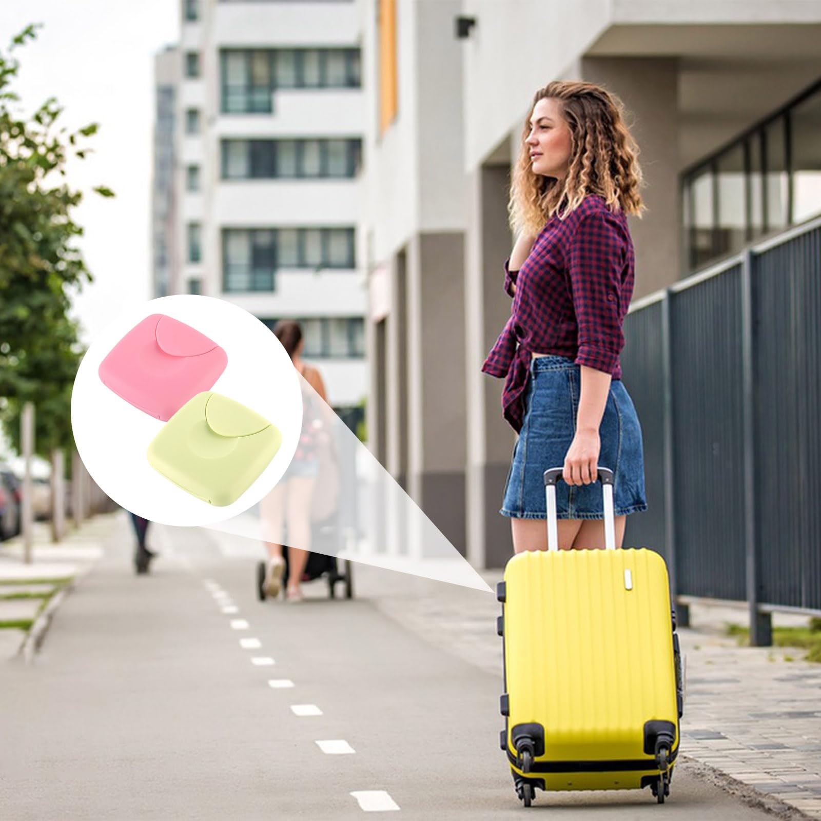 2 Stück Slipeinlagen Box,Tampon Aufbewahrung,Tampon Box,Binden Aufbewahrung,Tragbare Damen-Aufbewahrungsbox,Tamponbox für Unterwegs,für Tampons,Kondom- Aufbewahrung(Grün + Rosa)