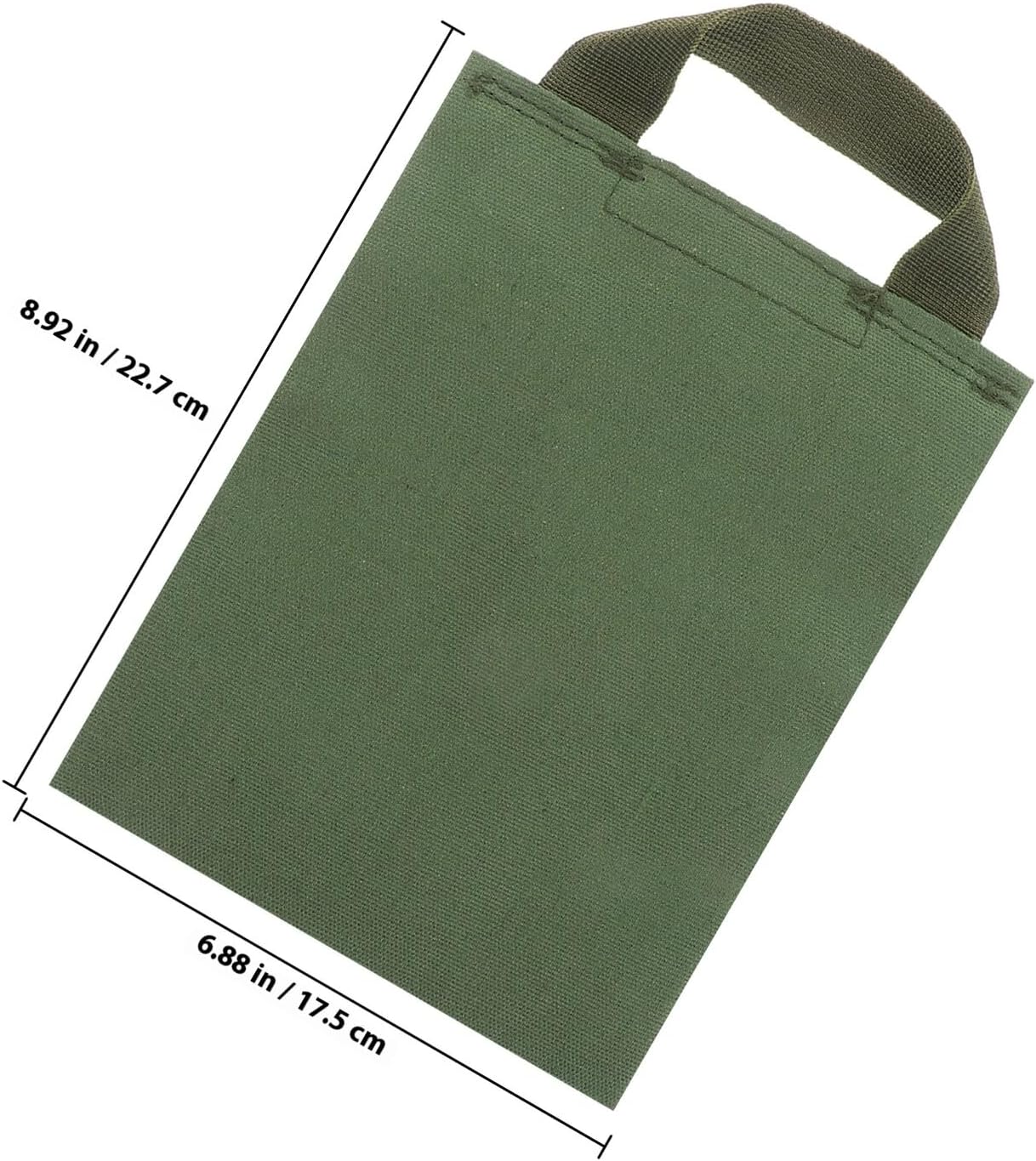 Weighted Sandbag for Fitness and Pilates, 2kg Fillable Canvas Sand Bag with Handle, Reusable Training Exercise Sandbag for Yoga and Weight Training