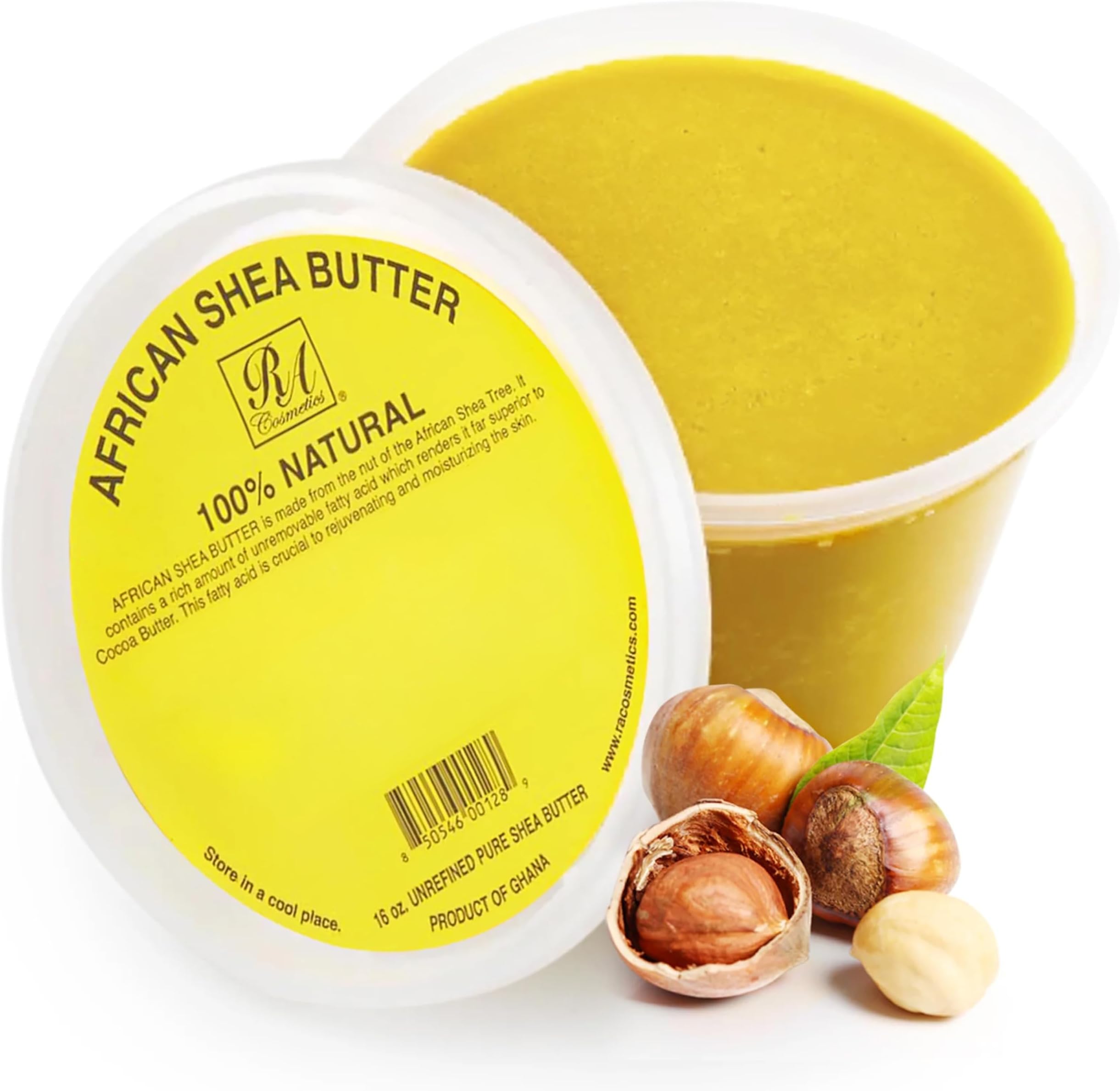 RA COSMETICS African Shea Butter 100% Natural 16oz