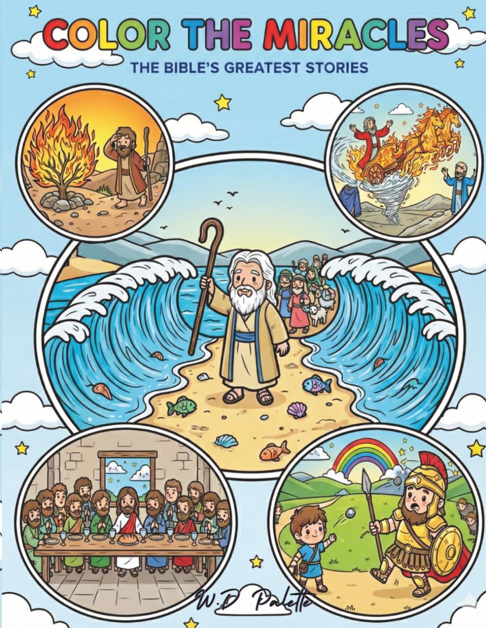 Color the Miracles: The Bible's Greatest Stories