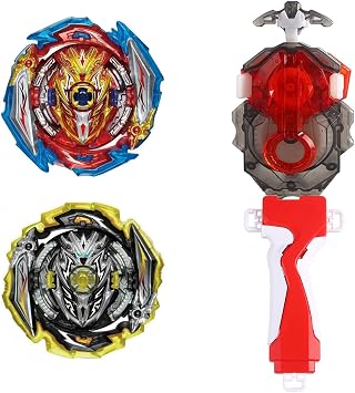 Bey Battling Top Burst Gyro Toy Set 1xLauncher 1xGrip for Birthday Party Gift Idea Toys for Boys Kids Children Age 8+ B-173