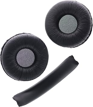 Deal4GO Original Headphone Earpads w/Headband Cover Cushion Replacement for JBL Tune 500 500BT 510 520 560 590 Headset Earmuff (Black)