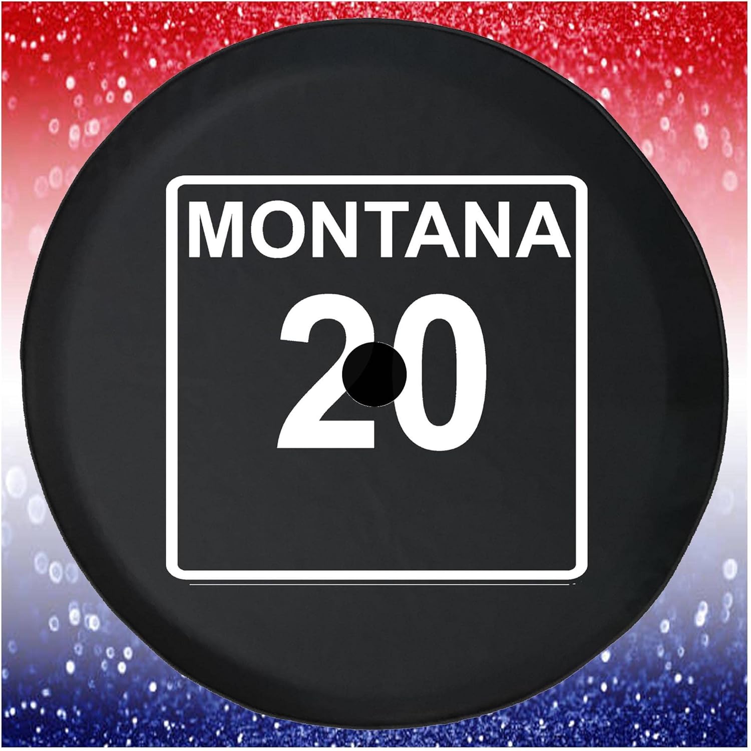 Spare Tire Cover Skip Black Accessories for Trailers Trucks SUVs RV Campers 32-33 Inch