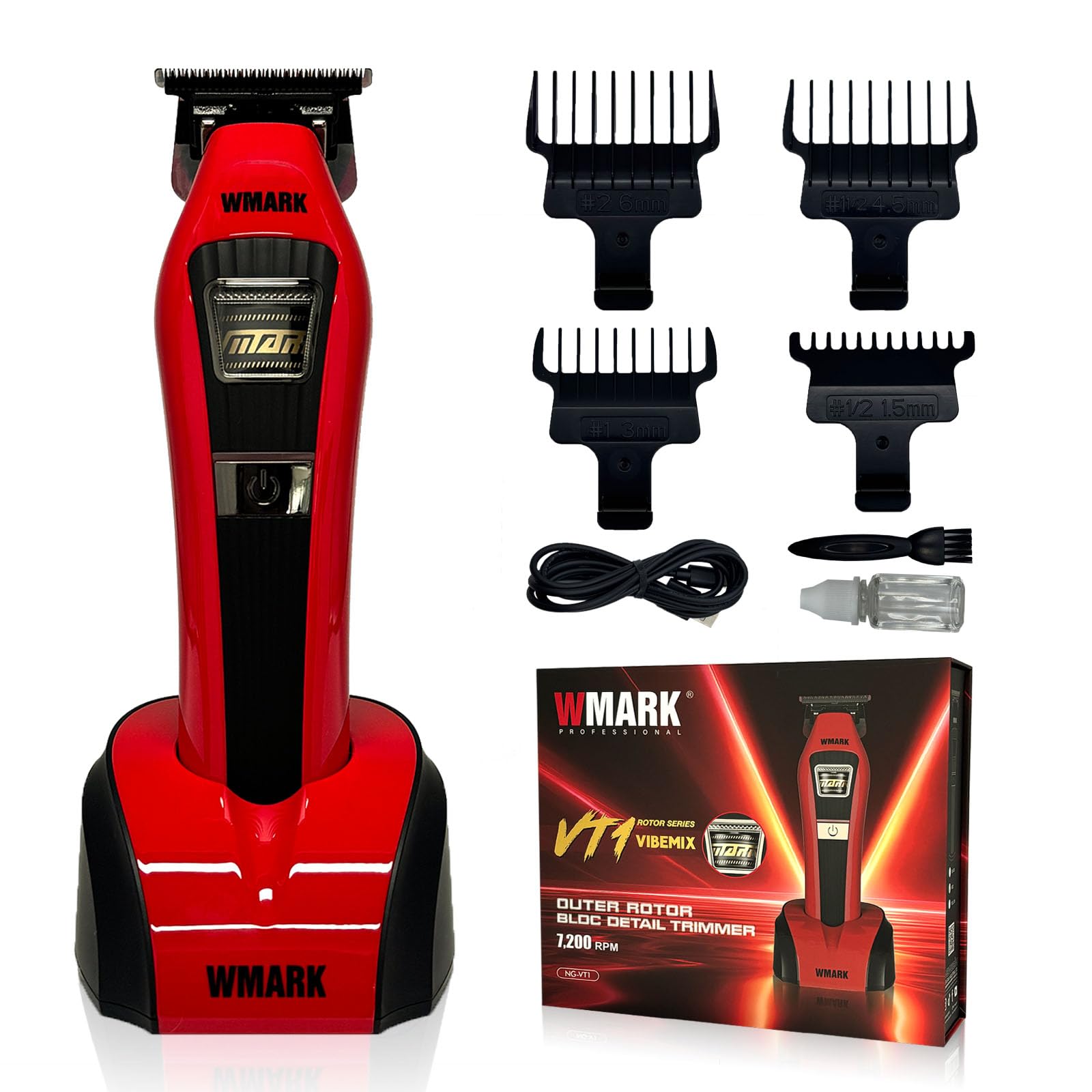 WMARK NG-VT1 プロ用コードレストリマー Amazon.com: WMARK Hair Trimmer for Men Beard Trimmers for Barbers