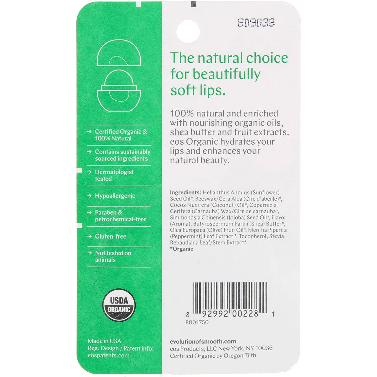 EOS Lip Balm Sweet Mint Smooth Sphere (Pack of 8)