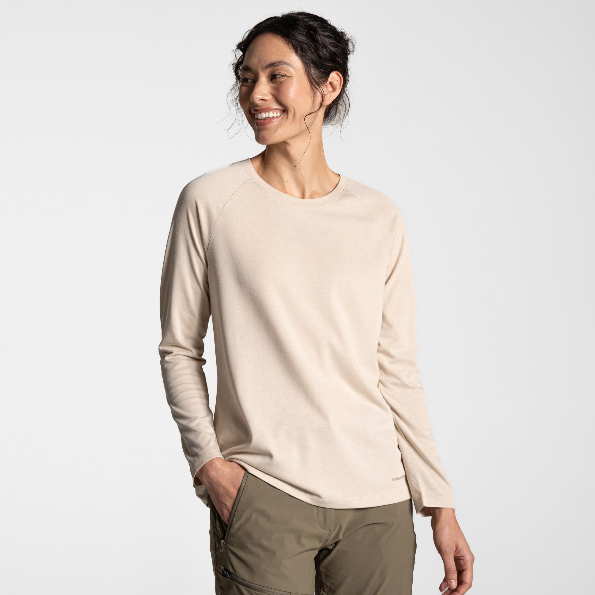 Craghoppers Womens NosiLife Nour Long Sleeve T-Shirt Anti-Insect Hiking Top