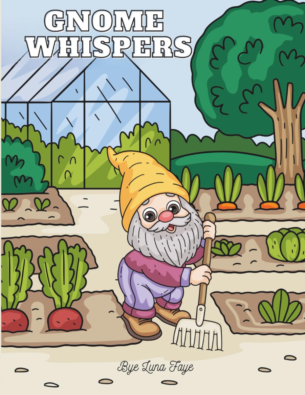 Gnome Whispers: A Calm and Cute Coloring Book
