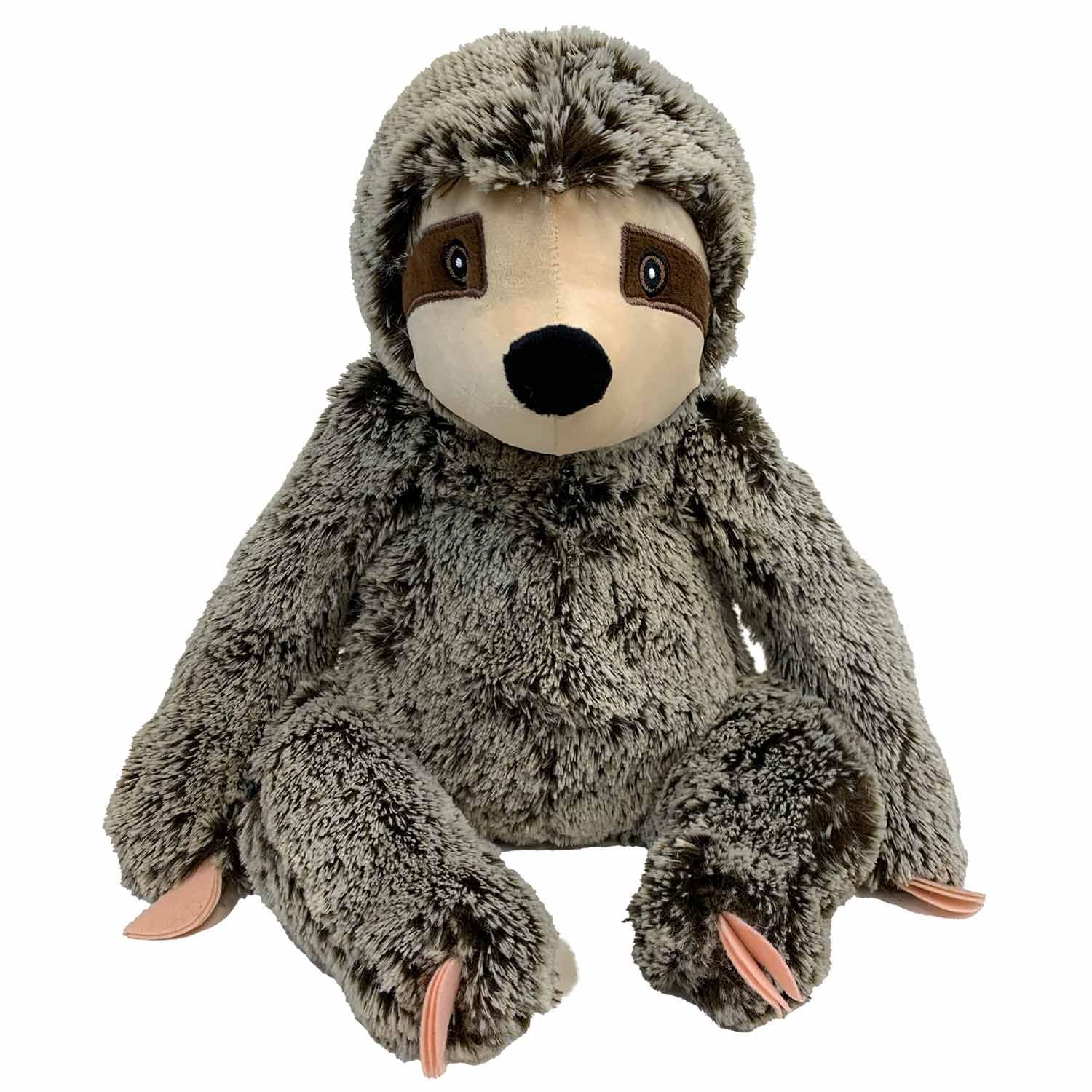 Multipet Happy Pet Sitting Sloth Jumbo Large Plush Dog Toy - Super Soft Stuffed Animal Character Enjoyable for Pets Big Comfortable Companion