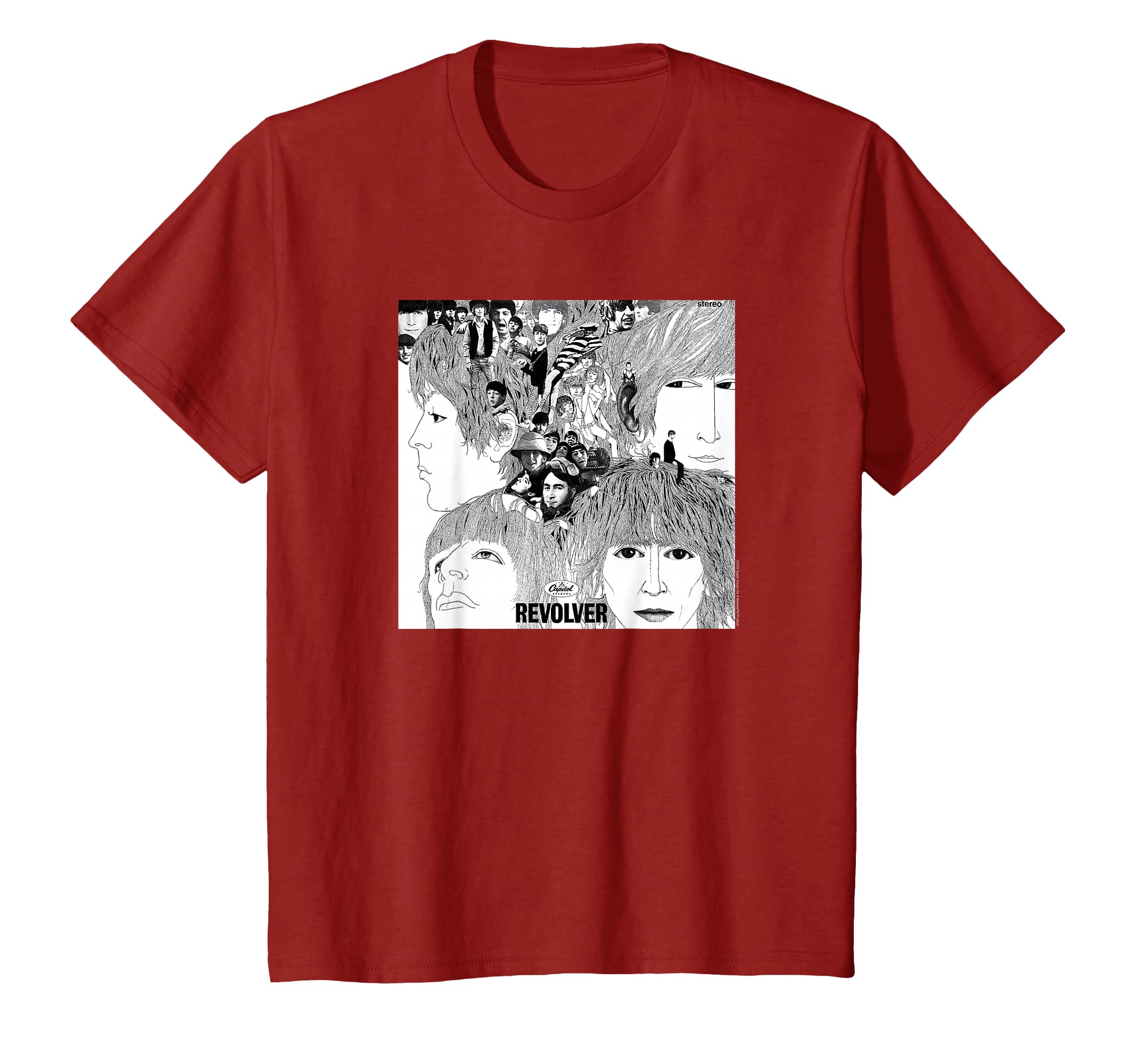 Amazon.co.jp: ビートルズ - リボルバー Tシャツ : ファッション
