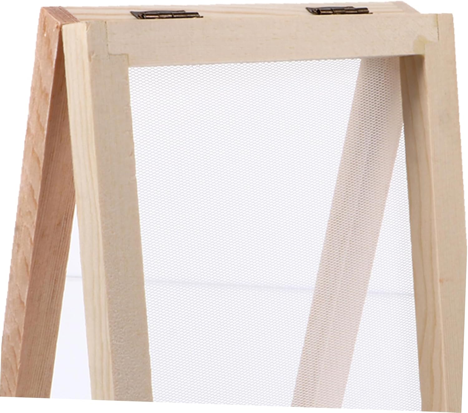 Wooden Papermaking Frame for DIY Crafts Screen Printing Mould Kit for Handicrafts and Dried Flowers Dual-Sided Design Reusable and Easy to Clean Style