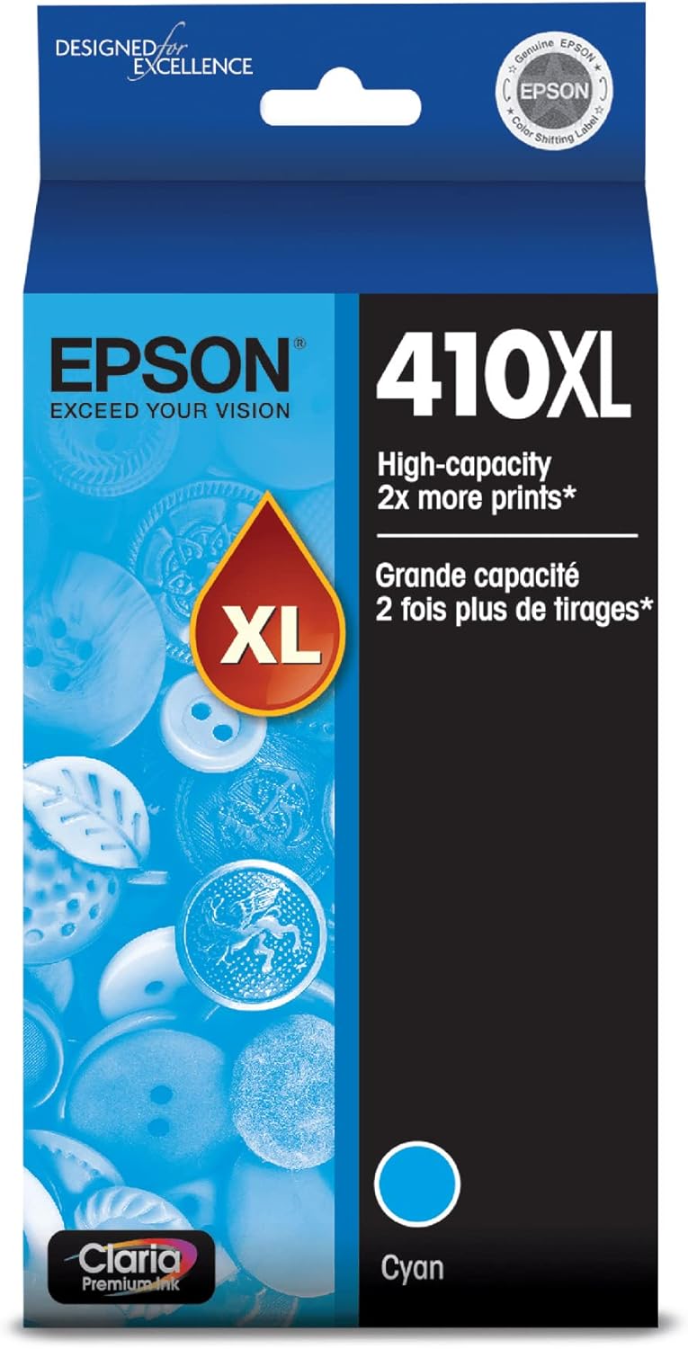 Epson T410XL020 Premium Black High Capacity -Cartridge -Ink (Pack of 2)