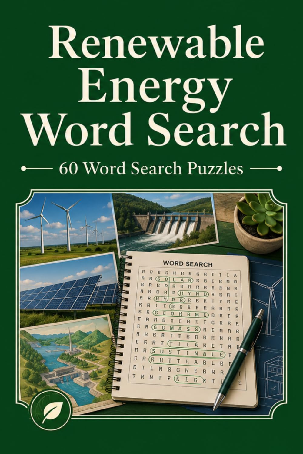 Renewable Energy Word Search 60 Word Search Puzzles: |6x9 Inches, 120 Pages | 60 word search Puzzles | Solutions Included|