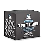 Retainer and Denture Cleansers 240 Tablets Removes Bad Odors Discoloration Stains Plaque for Cleaning Invisalign Mouth Guard Night Guard and Removable Dental Appliances by M3 Naturals
