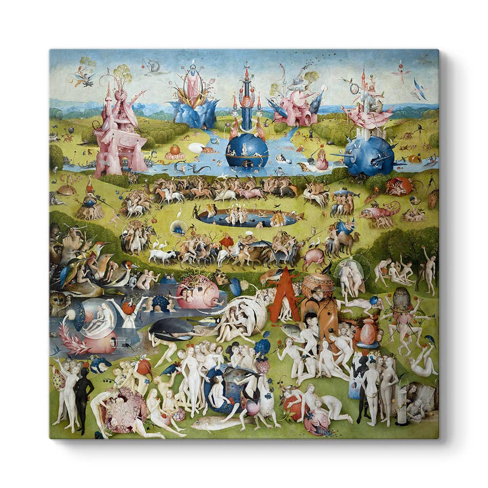 Hieronymus Bosch - Dünyevi Zevkler Bahçesi Tablosu 30 x 30