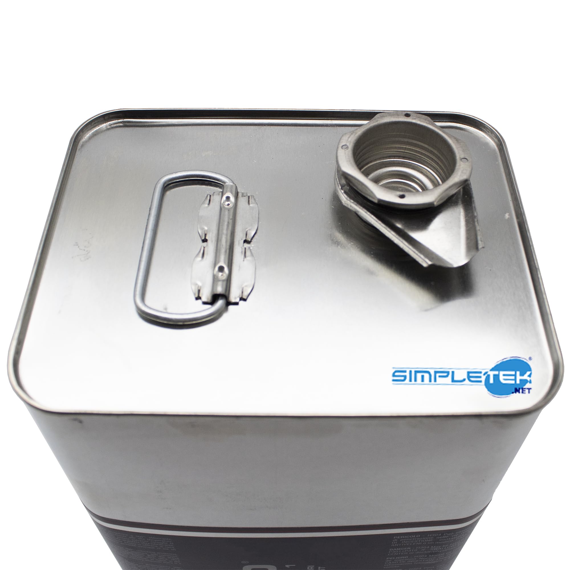 SIMPLETEK - Tanica latta 5L 5 litri lubrificante liquido sbloccante antigrittante alte temperature S161