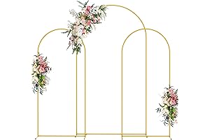 Gold Wedding Arch Set of 3 for Memorable Events