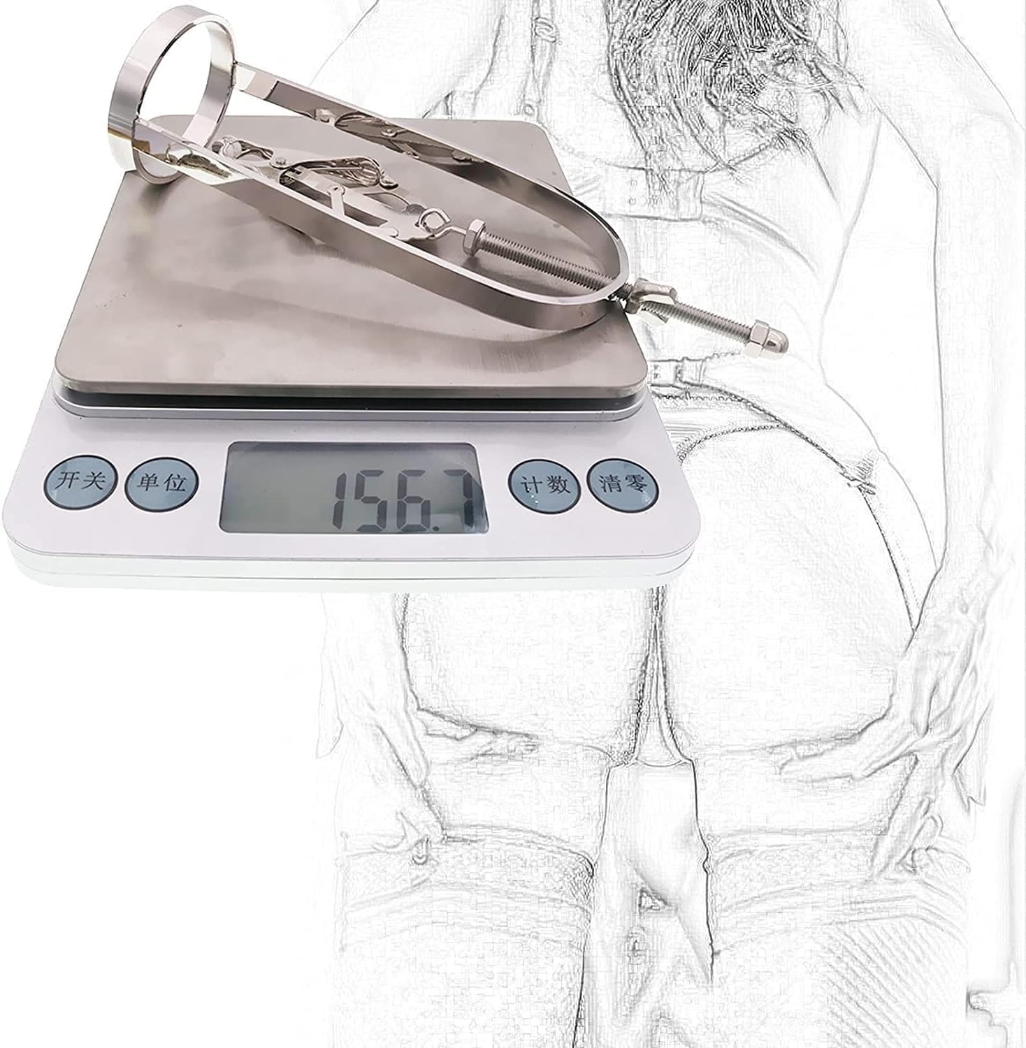 Elektrostimulation 2*Nippelklemmen Extrem Bondage Set, Nipple Clamps Elektrische Sex Schamlippenclip Elektrosex /Elektroschock sgerät Kit Erotik BDSM Fetisch Sexspielzeug für Männer Frauen Paare