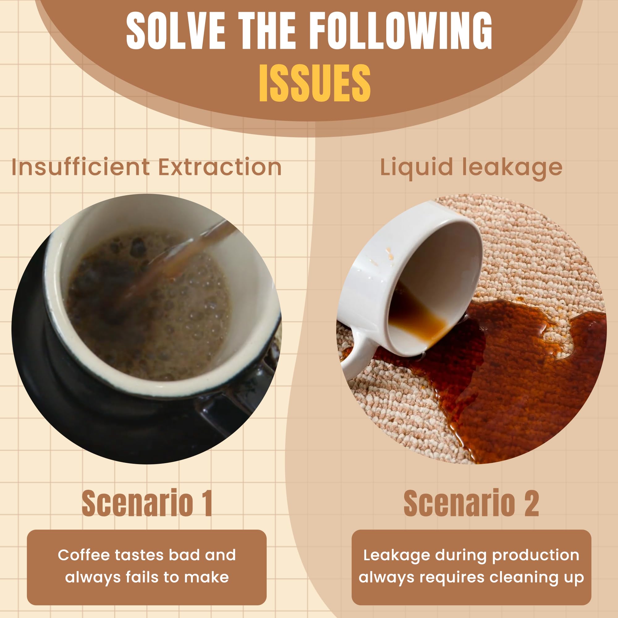 AMI PARTS Kolben Gummidichtung teil für AeroPress Kaffee- und Espressokocher (2 Stück)