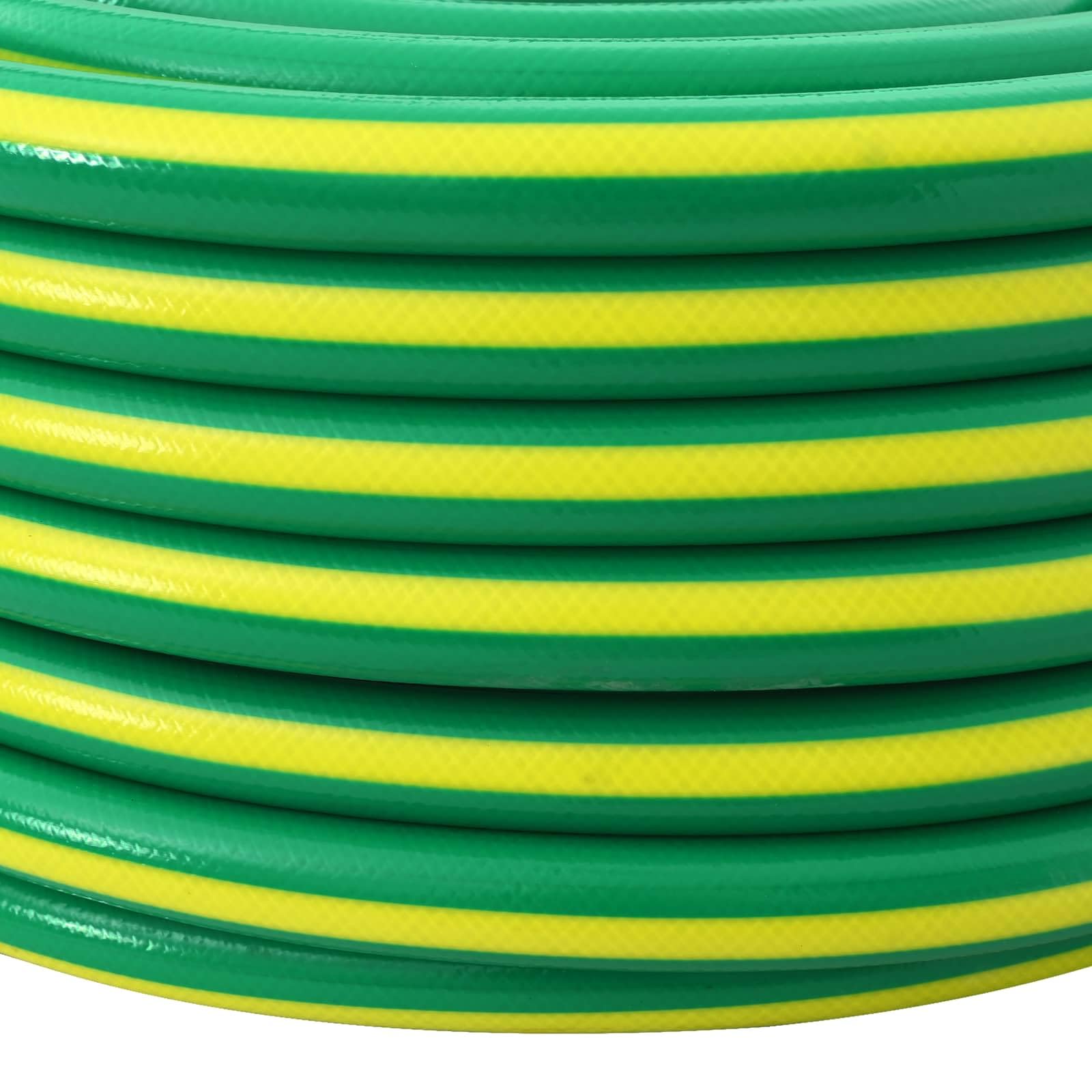 vidaXL Gartenschlauch 5-lagig Grün und Gelb 1" 30 m PVC, Garten, Moderner Hochleistungsschlauch, Flexible Bewässerung für die Außenbewässerung, Knickfreies Gerät, Rasenpflege