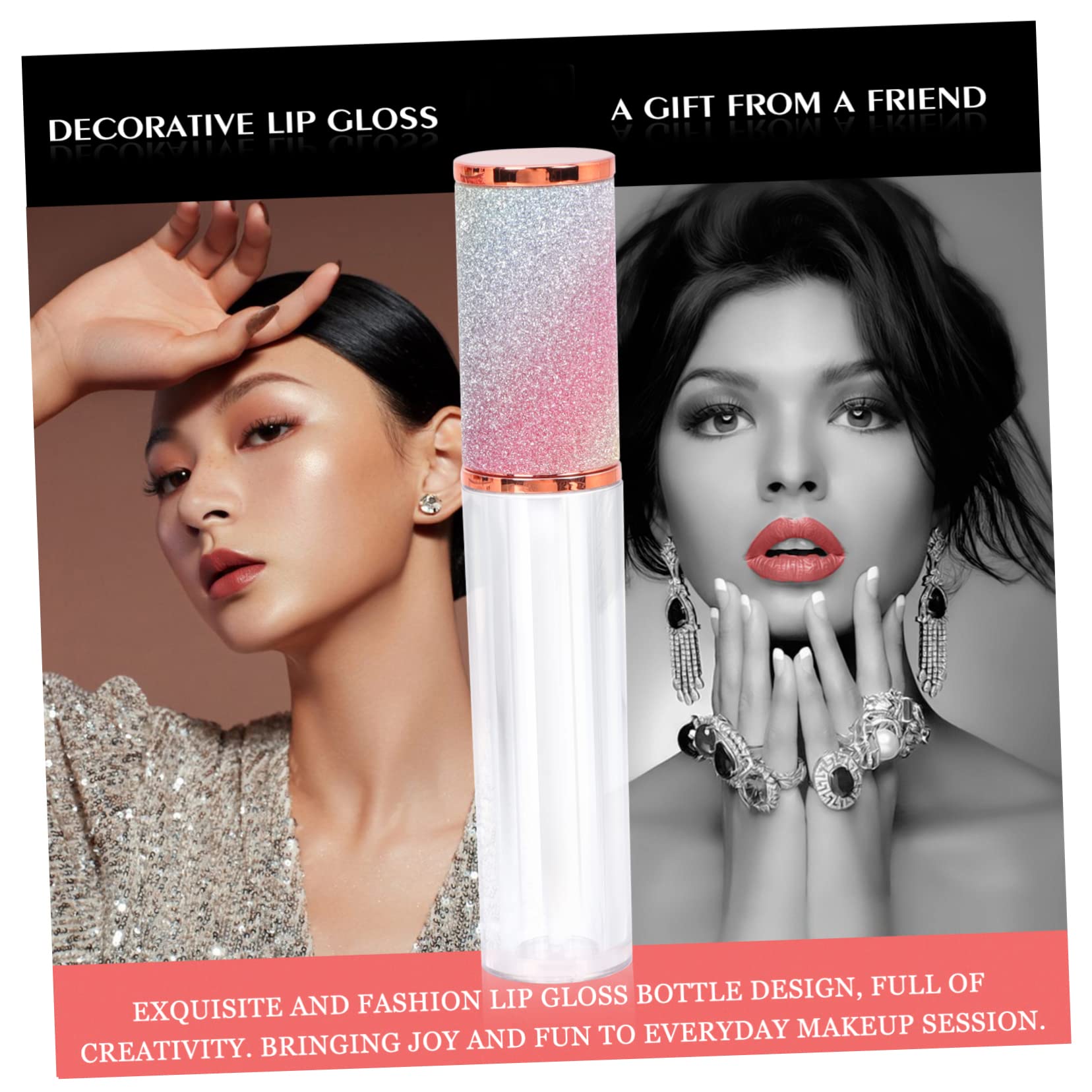 Nachfüllbare Lipgloss Tube 5ml aus Abs, 20 Stück Pack