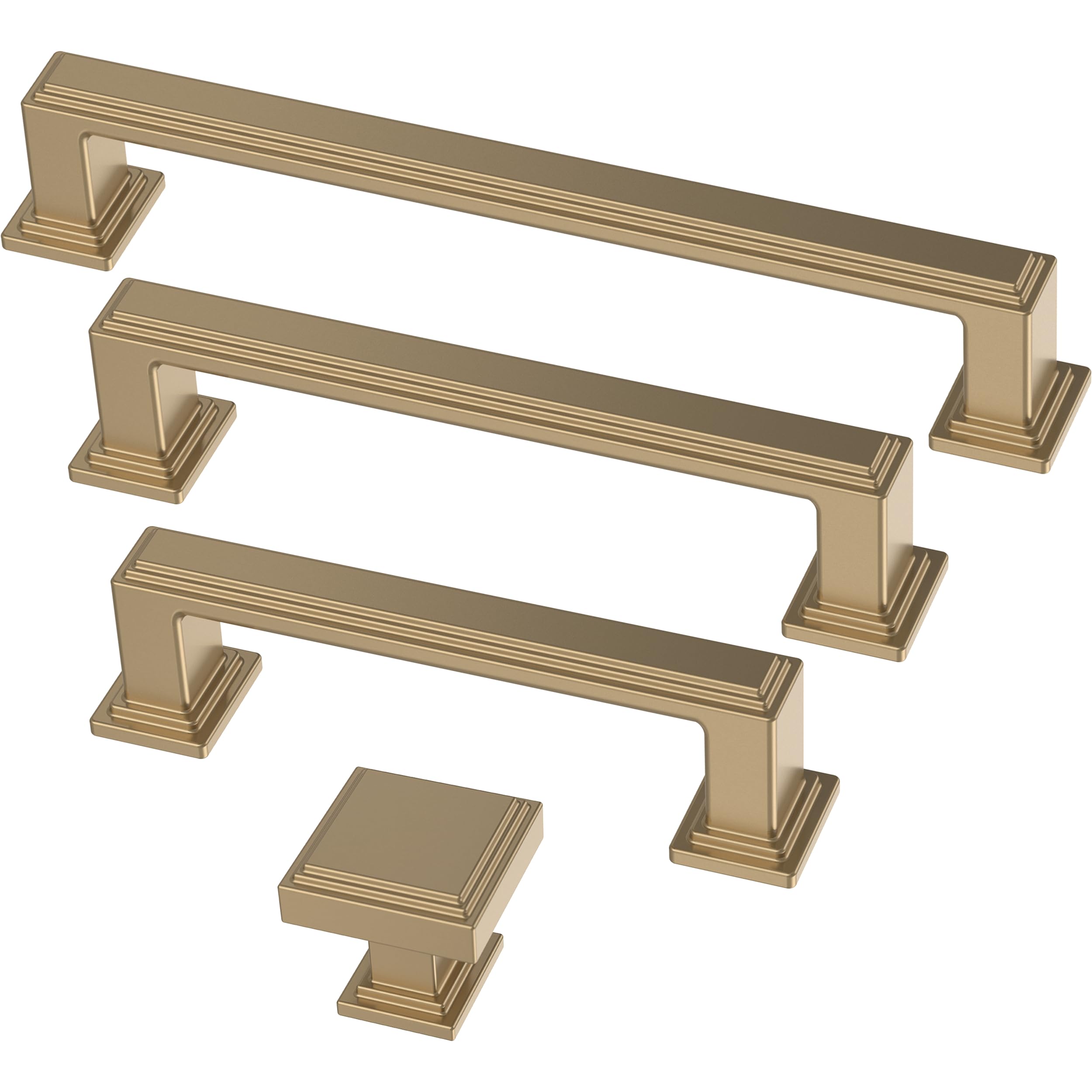Shop Franklin Brass Wrapped Bar Adjust Champagne Bronze 3 Piece Cabinet Hardware Collection At