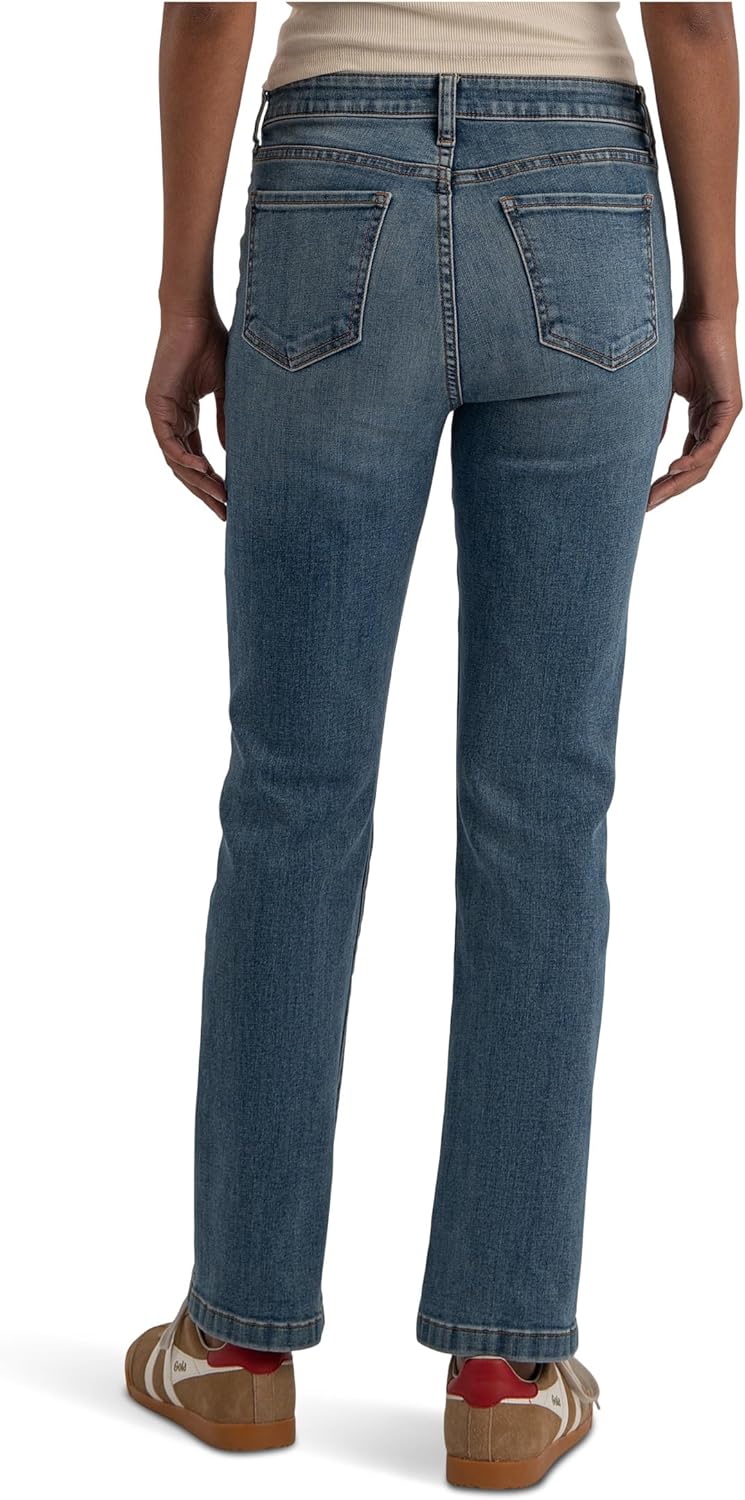 KUT from the Kloth Kelsey High-Rise Ankle Flare Front Seams Patch Pocket