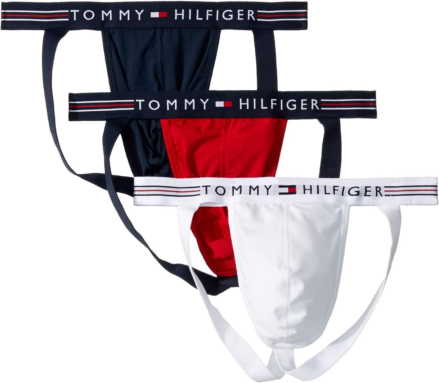 Tommy Hilfiger Men's Underwear Stretch Pro Multipack Jock Straps