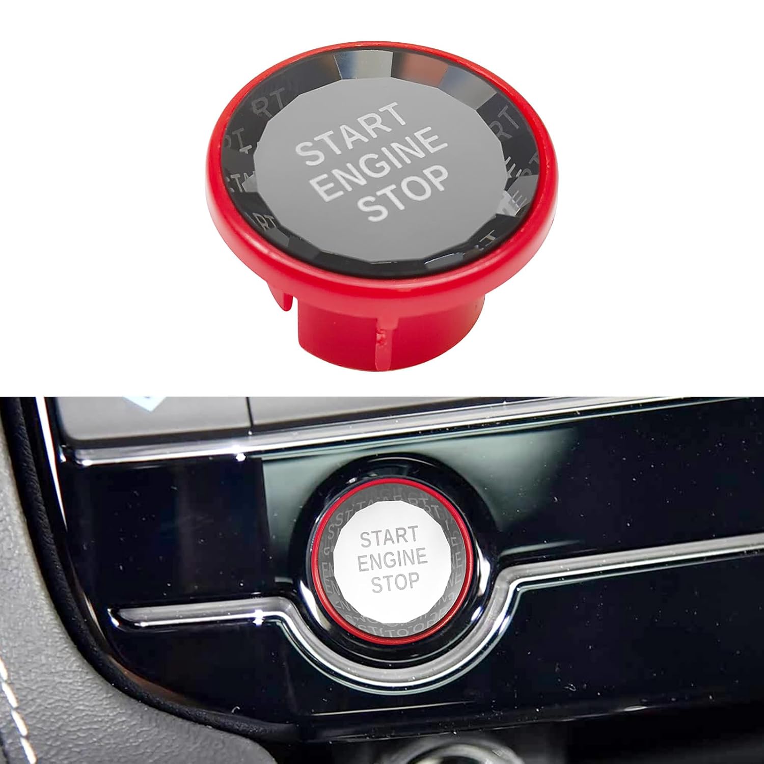 QianBao Start Stop Engine Switch Button Compatible with Jaguar