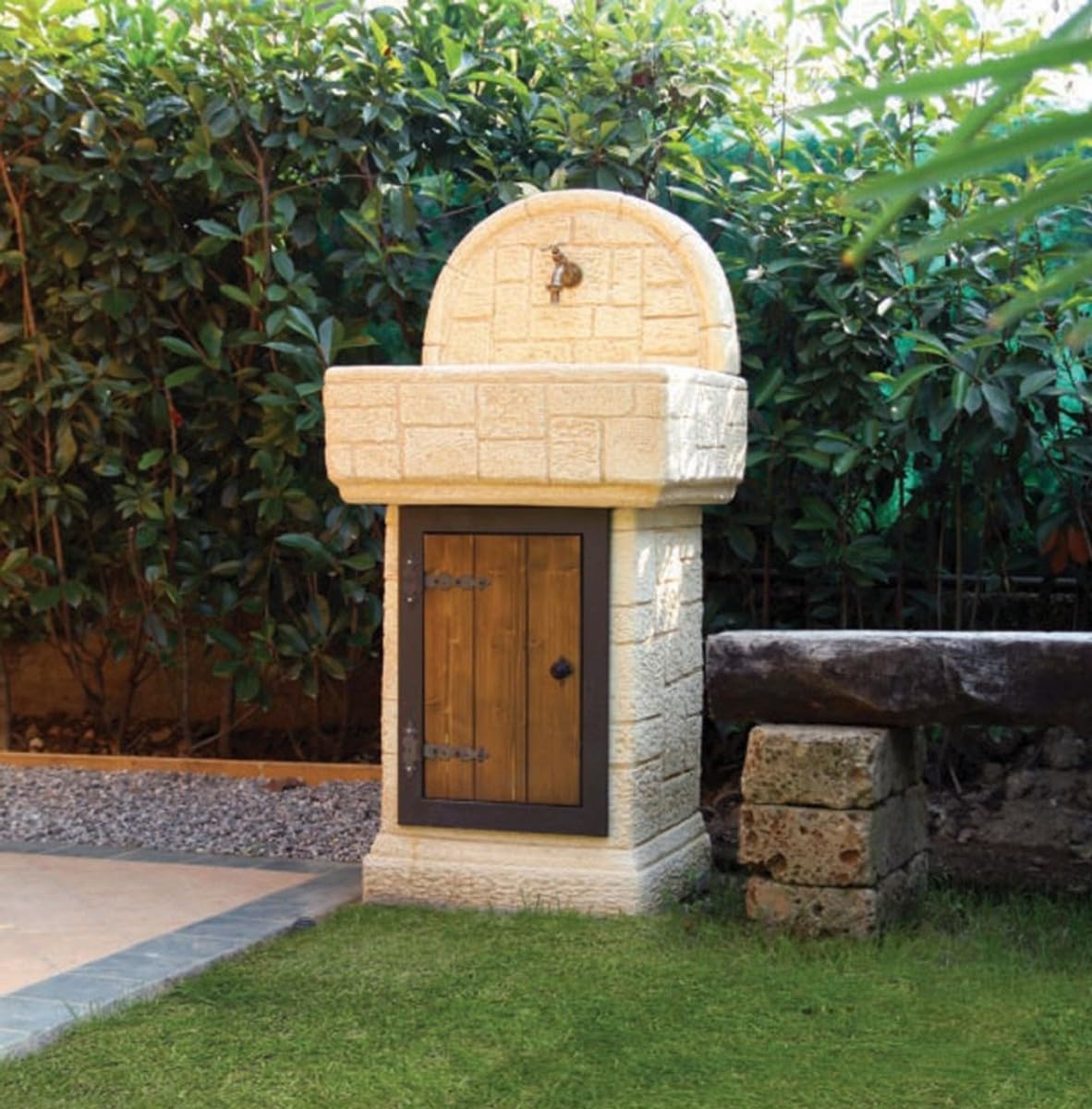 Casa Padrino secesyjny zlewozmywak ogrodowy Sable H. 120 cm