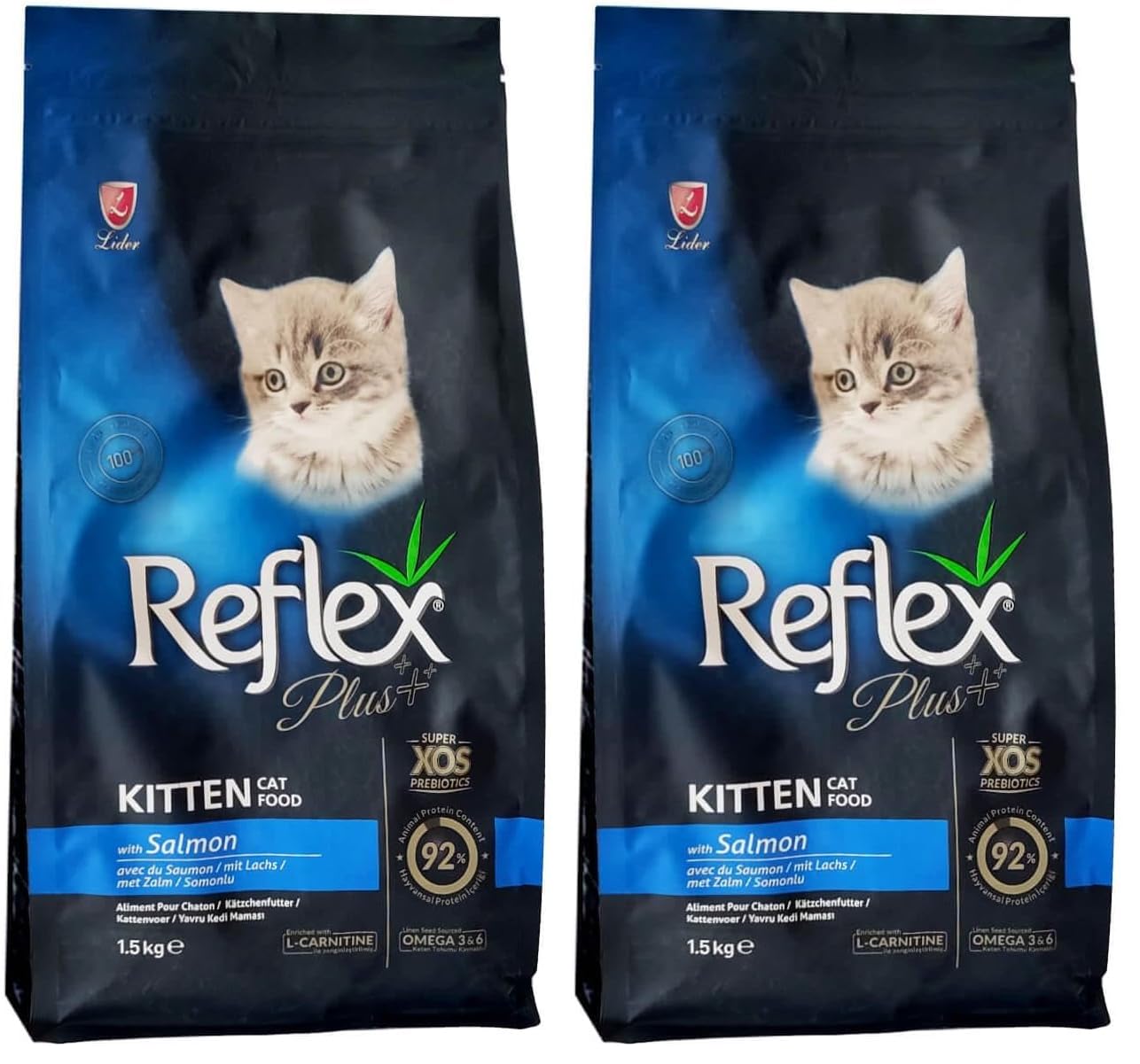 REFLEX PLUS KİTTEN SALMON 1,5KG (2 paketi)