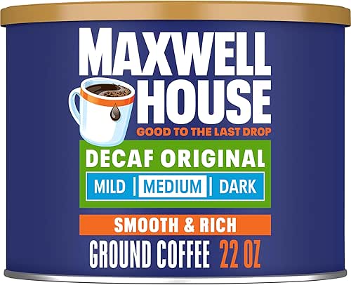 Maxwell House Decaf Original Medium Roast Ground Coffee (22 oz
