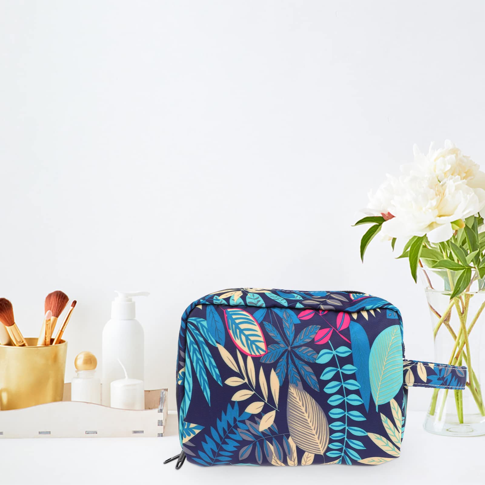 minkissy 3 Pz Borsa Per Cosmetici Borse Da Viaggio Per Articoli Da Toeletta Biancheria Intima Trucco Da Viaggio Yogorun Make up Borse Per Le Donne Necessità Viaggiare Poliestere