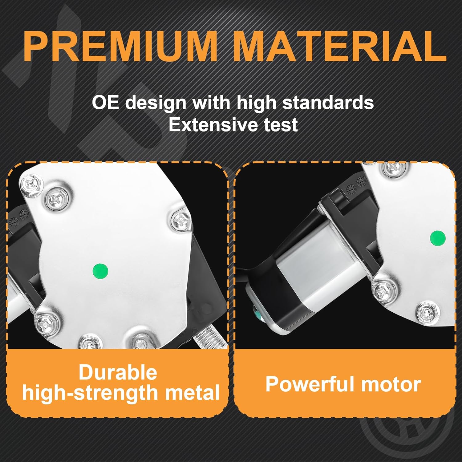 Front Passenger Side Power Window Regulator with Motor Replacement for 2000 2001 2002 2003 2004 Jeep Grand Cherokee WJ, Sport Utility, Right, 741-557