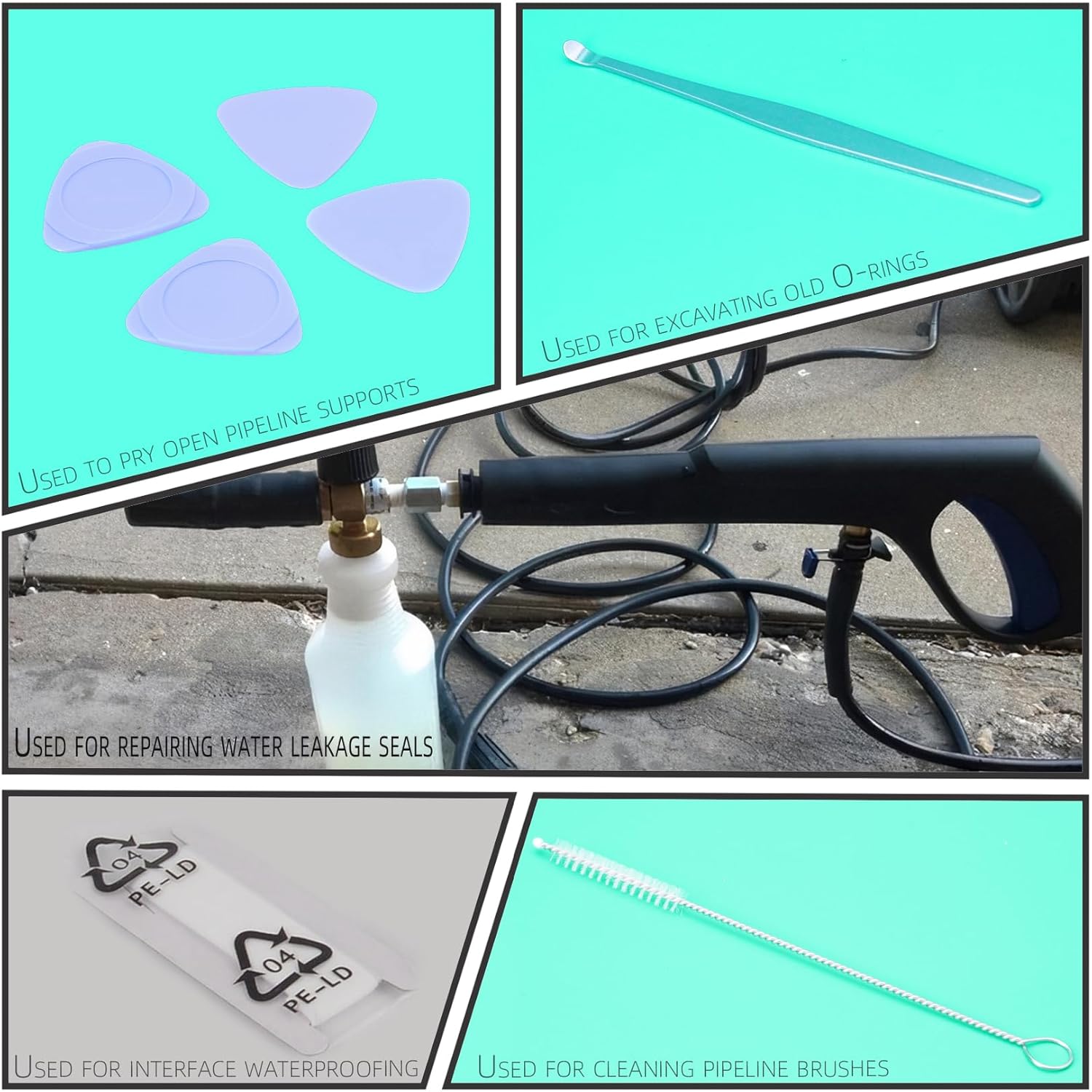 Auxiliary tools for O-ring installation