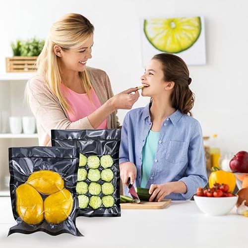 Miniatura 4 de CANLENPK - Mini bolsas selladoras al vacío de 2.7 x 4 pulgadas, pequeña bolsa de almacenamiento de alimentos precortada, sellado de frutos secos de