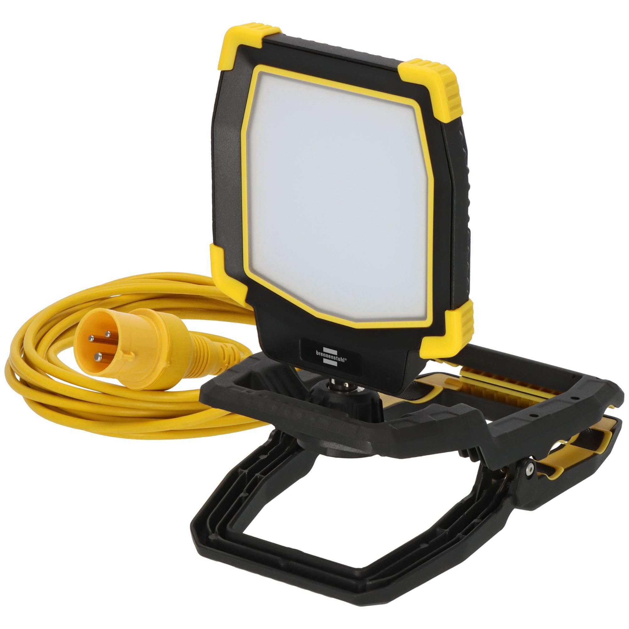 Brennenstuhl Mobile LED Work Light CL 4003 M/Clampable Spotlight 40W with Clamping Device (Construction Spotlight with Tilt Angle