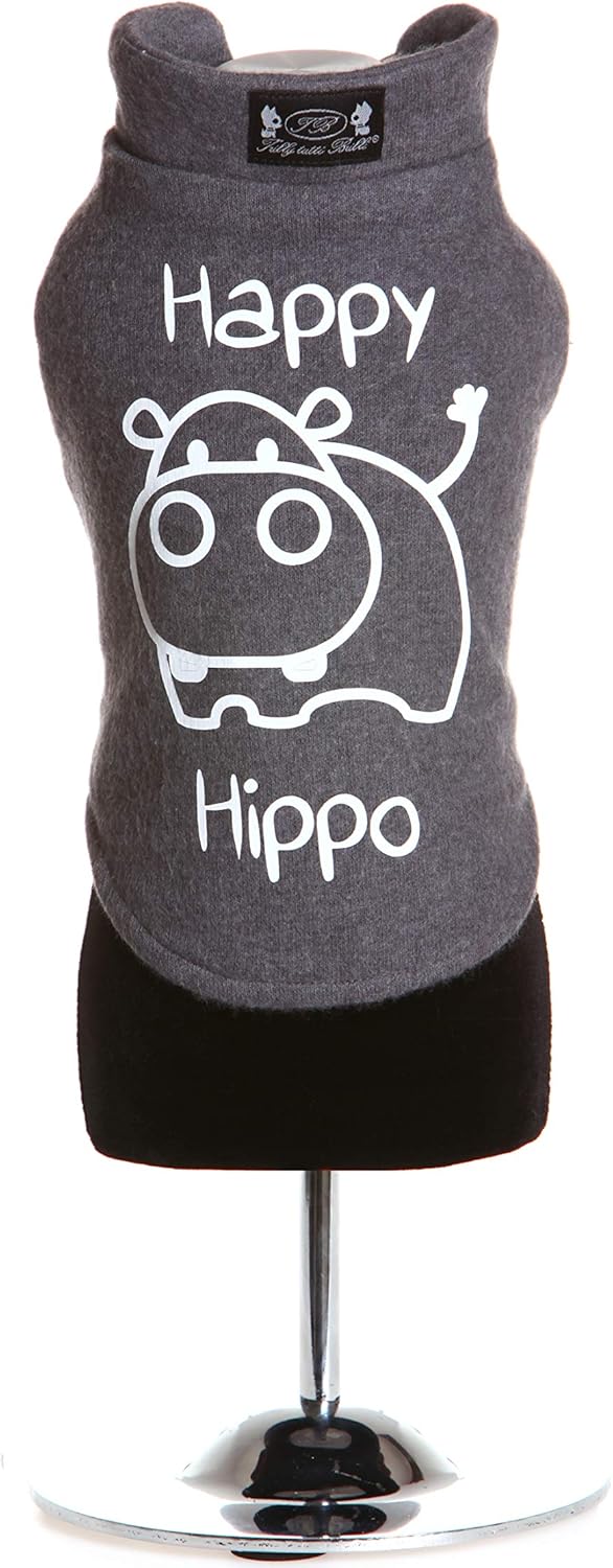 Trilly Tutti Brilli ValeriogriXS Valerio Sweatshirt with Vinyl Application, XS, Grey