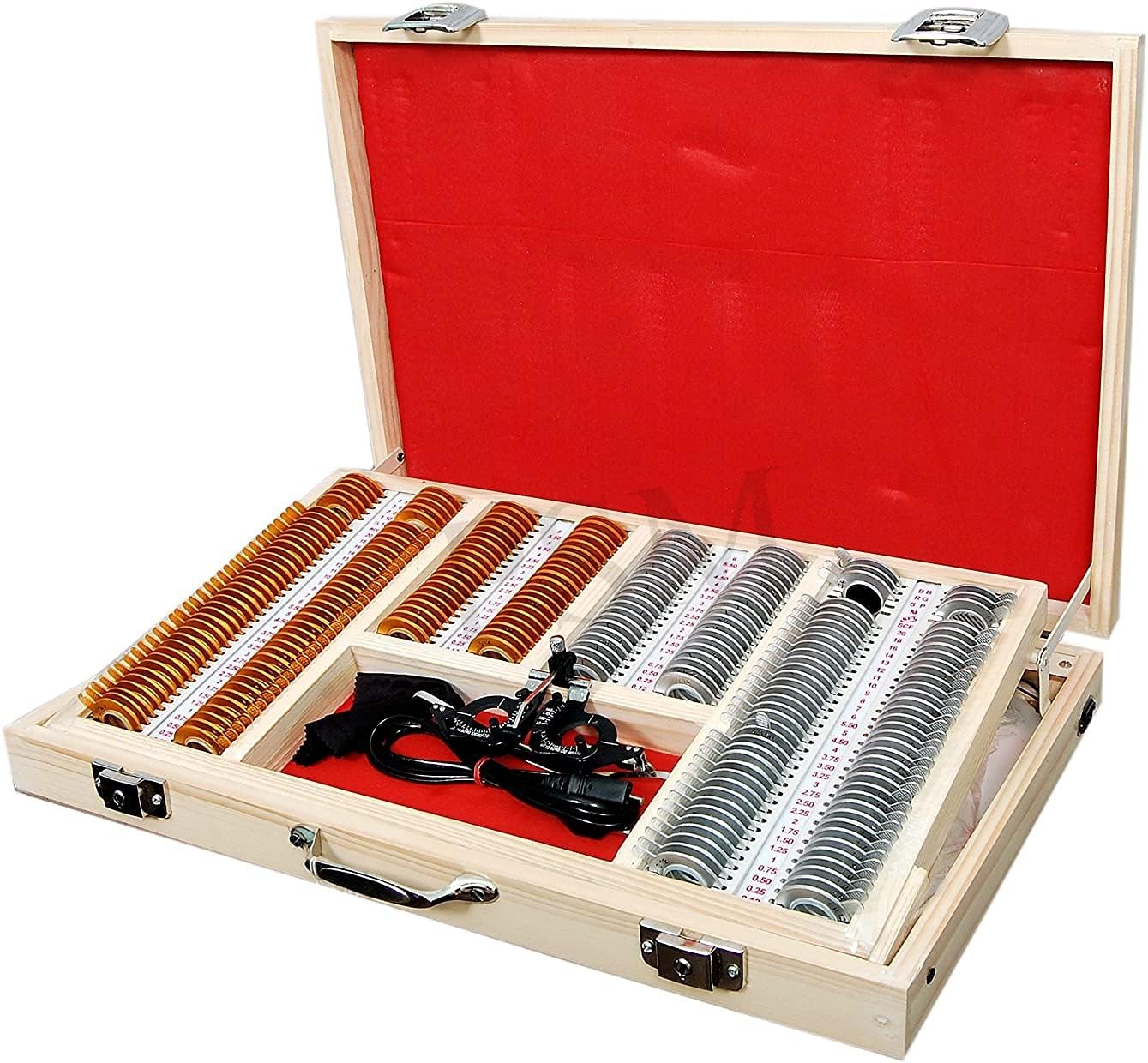 PSM® Trial Lens Set Case Optometry Frame Rim Metal Optical Pc 225 Lense Ophthalmology